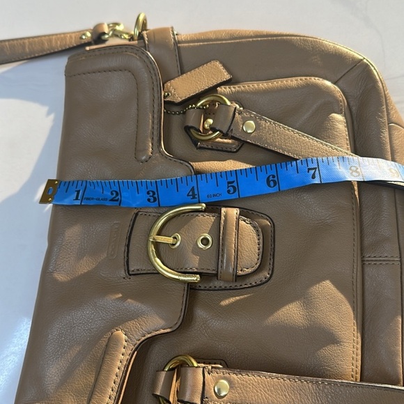 Leather vintage coach bag - Picture 4 of 10